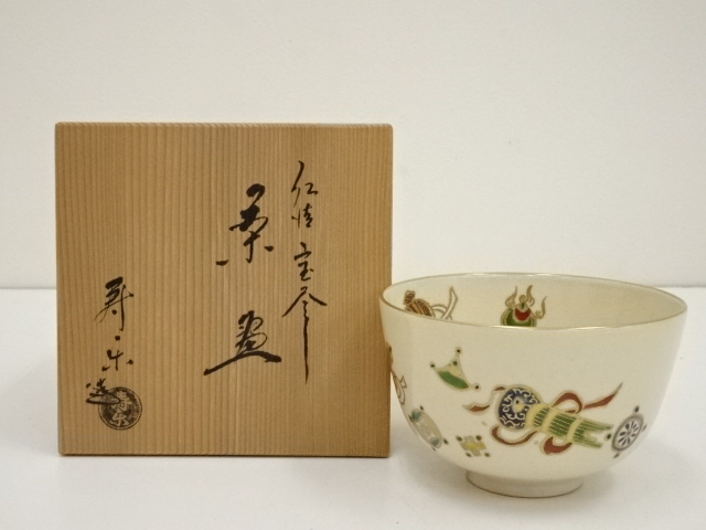 JAPANESE TEA CEREMONY / TEA BOWL CHAWAN BY JURAKU KAWAZOE